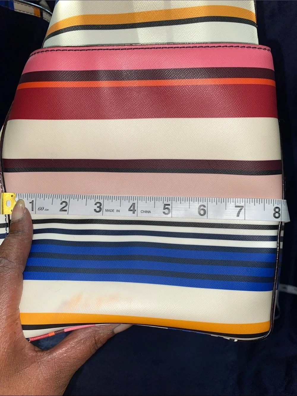 Kate Spade Striped Multi-Color Tote Bag / Diaper bag